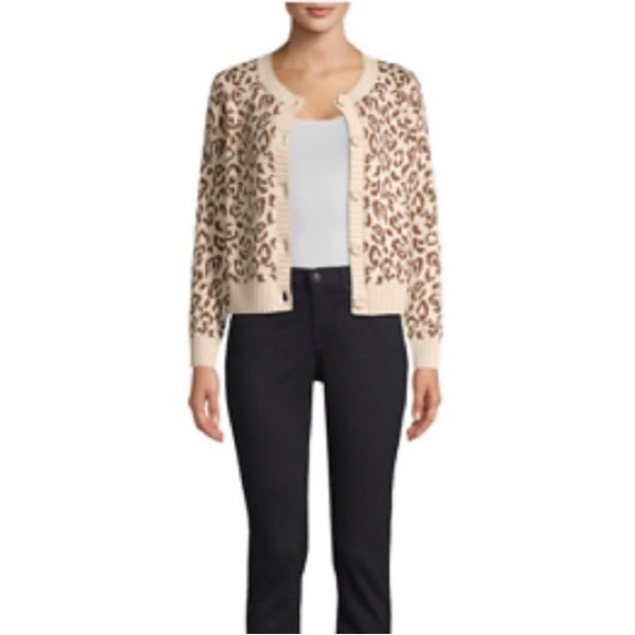 Kate Spade Leopard Print Cardigan - Picture 3 of 13